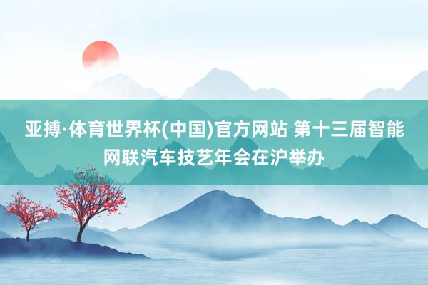 亚搏·体育世界杯(中国)官方网站 第十三届智能网联汽车技艺年会在沪举办